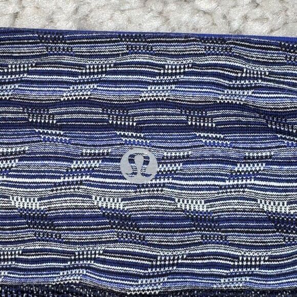 Lululemon Wunder Under Legging Space Dye Twist Sapphire Blue Low Rise - Picture 6 of 10